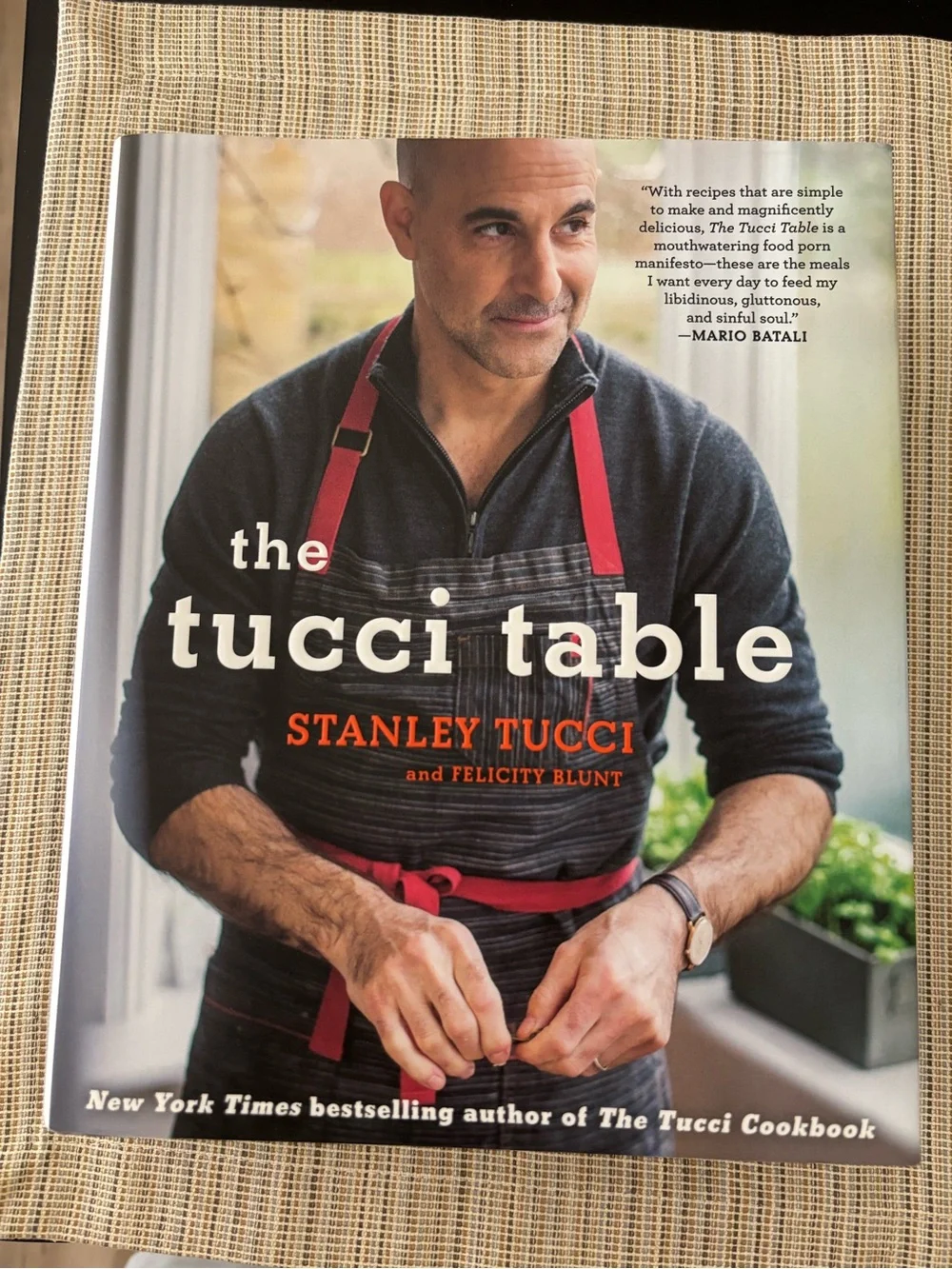 Taste, the tucci table & The Tucci Cookbook by Stanley Tucci books